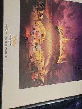 Vintage Framed Cirque du Soleil La Nouba Disney Springs Poster/Art Print — Sunse